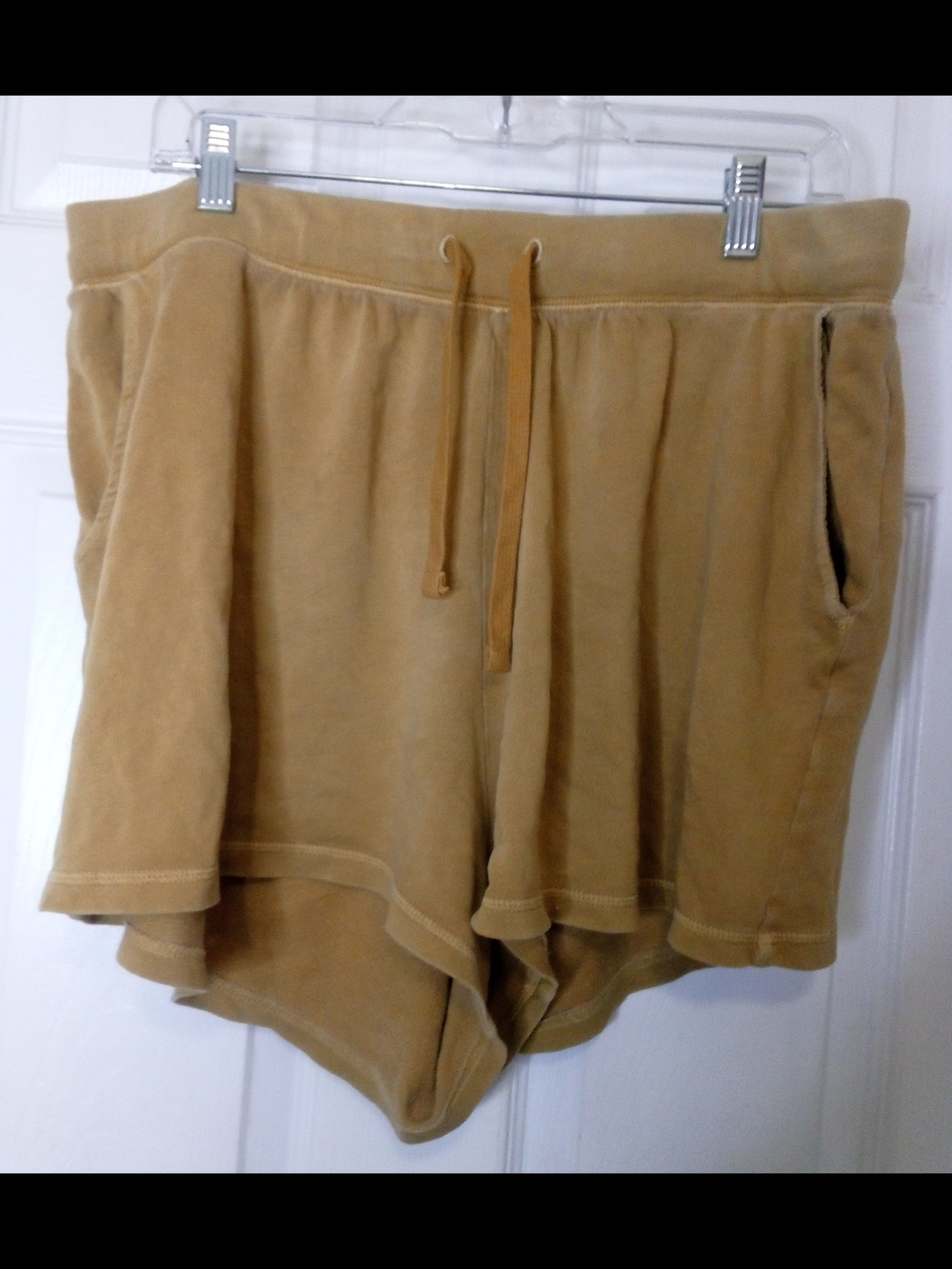 Old Navy Camel/Tan Terry Drawstring Athletic Shorts